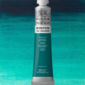 Winsor & Newton Winton Oil Colour Paint - (6.75oz/200ml) Viridian Hue
