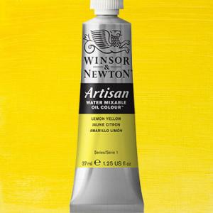 Winsor & Newton Artisan Water Mixable Oil Colour Paint - (1.25oz/37ml) Lemon Yellow