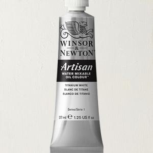 Winsor & Newton Artisan Water Mixable Oil Colour Paint - (1.25oz/37ml) Titanium White