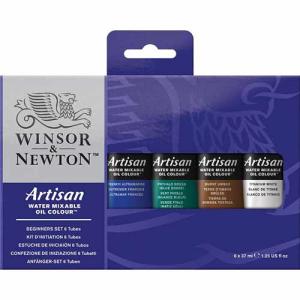 Winsor & Newton Artisan Water Mixable Oil Beginners Set -(6x37ml) Assorted Colors