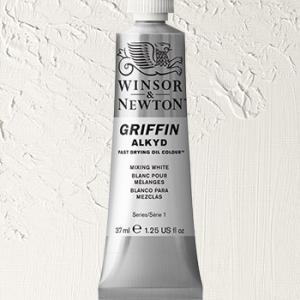 Winsor & Newton Griffin Alkyd Oil Paint - (1.25oz/37ml) Mixing White