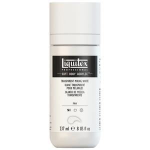 Liquitex Professional Soft Body Acrylic Paint - (8oz/237ml) Transparent Mixing White