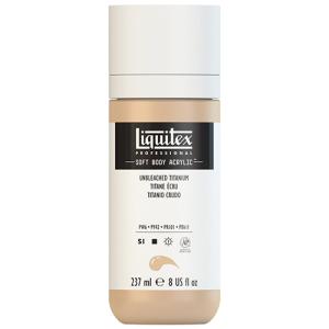 Liquitex Professional Soft Body Acrylic Paint - (8oz/237ml) Unbleached Titanium