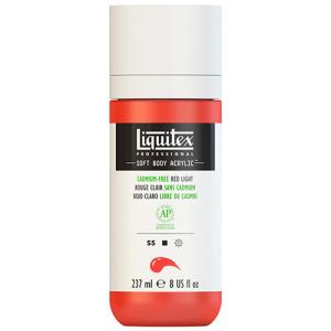 Liquitex Professional Soft Body Acrylic Paint - (8oz/237ml) Cadmium-Free Red Light