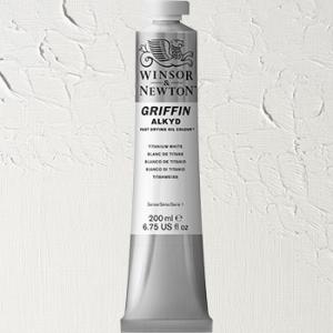 Winsor & Newton Griffin Alkyd Oil Paint - (6.7oz/198ml) Titanium White