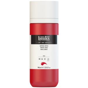 Liquitex Professional Soft Body Acrylic Paint - (32oz/946ml) Naphthol Crimson