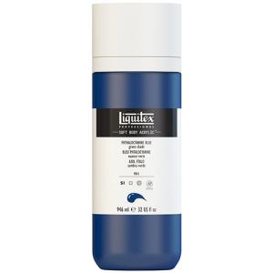Liquitex Professional Soft Body Acrylic Paint - (32oz/946ml) Phthalocyanine Blue Green Shade