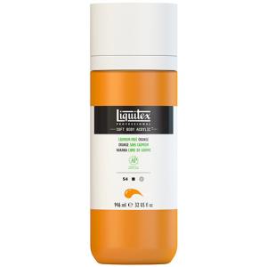 Liquitex Professional Soft Body Acrylic Paint - (32oz/946ml) Cadmium-Free Orange