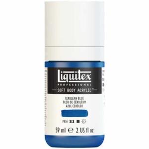 Liquitex Professional Soft Body Acrylic Paint - (2oz/59ml) Cerulean Blue