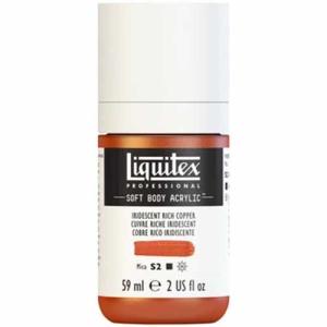 Liquitex Professional Soft Body Acrylic Paint - (2oz/59ml) Iridescent Rich Copper