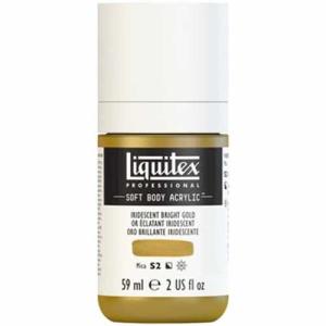 Liquitex Professional Soft Body Acrylic Paint - (2oz/59ml) Iridescent Bright Gold