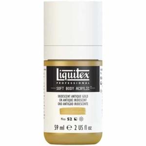 Liquitex Professional Soft Body Acrylic Paint - (2oz/59ml) Iridescent Ant Gold