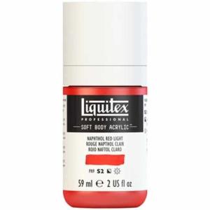 Liquitex Professional Soft Body Acrylic Paint - (2oz/59ml) Naphthol Red Light