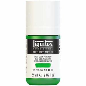 Liquitex Professional Soft Body Acrylic Paint - (2oz/59ml) Light Green Permanent