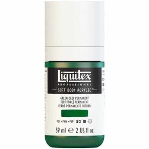 Liquitex Professional Soft Body Acrylic Paint - (2oz/59ml) Green Deep Permanent