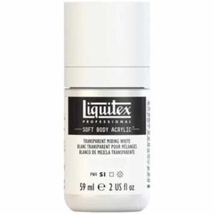 Liquitex Professional Soft Body Acrylic Paint - (2oz/59ml) Transparent Mixing White