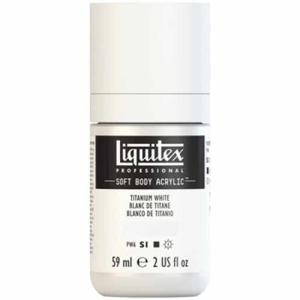 Liquitex Professional Soft Body Acrylic Paint - (2oz/59ml) Titanium White
