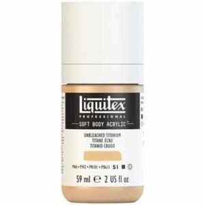 Liquitex Professional Soft Body Acrylic Paint - (2oz/59ml) Unbleached Titanium