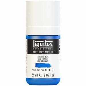 Liquitex Professional Soft Body Acrylic Paint - (2oz/59ml) Brilliant Blue
