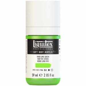 Liquitex Professional Soft Body Acrylic Paint - (2oz/59ml) Vivid Lime Green