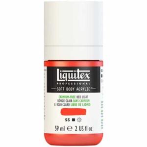 Liquitex Professional Soft Body Acrylic Paint - (2oz/59ml) Cadmium-Free Red Light