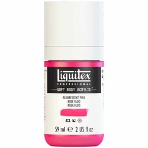 Liquitex Professional Soft Body Acrylic Paint - (2oz/59ml) Fluorescent Pink