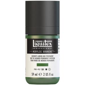 Liquitex Professional Acrylic Gouache Paint - (2oz/59ml) Hooker's Green Hue Permanent