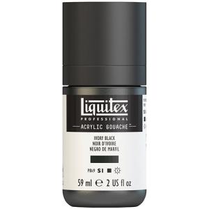 Liquitex Professional Acrylic Gouache Paint - (2oz/59ml) Ivory Black