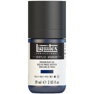 Liquitex Professional Acrylic Gouache Paint - (2oz/59ml) Prussian Blue Hue