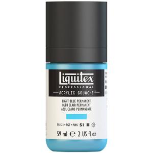 Liquitex Professional Acrylic Gouache Paint - (2oz/59ml) Light Blue Permanent