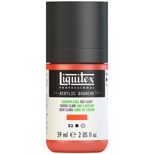 Liquitex Professional Acrylic Gouache Paint - (2oz/59ml) Cadmium-Free Red Light