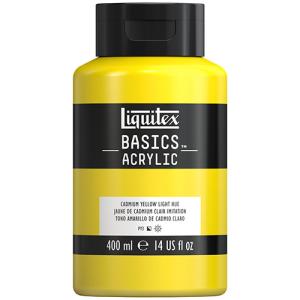 Liquitex Basics Acrylic Paint - (13.5oz/400ml) Cadmium Yellow Light