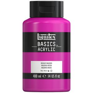 Liquitex Basics Acrylic Paint - (13.5oz/400ml) Medium Magenta