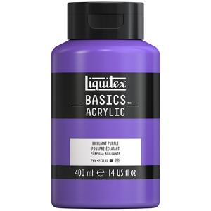 Liquitex Basics Acrylic Paint - (13.5oz/400ml) Brilliant Purple