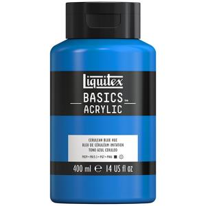 Liquitex Basics Acrylic Paint - (13.5oz/400ml) Cerulean Blue Hue