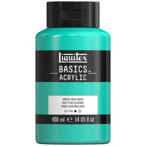 Liquitex Basics Acrylic Paint - (13.5oz/400ml) Bright Aqua Green
