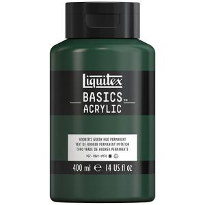 Liquitex Basics Acrylic Paint - (13.5oz/400ml) Hookers Green Hue Permanent
