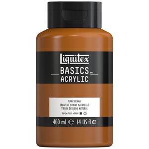 Liquitex Basics Acrylic Paint - (13.5oz/400ml) Raw Sienna