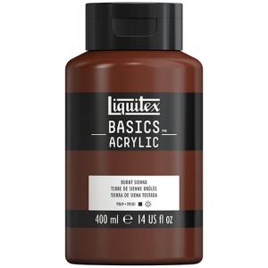 Liquitex Basics Acrylic Paint - (13.5oz/400ml) Burnt Sienna