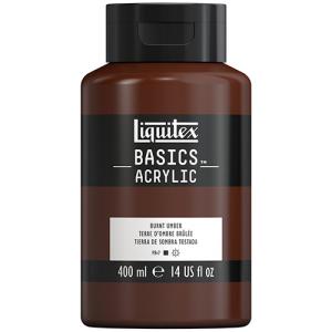 Liquitex Basics Acrylic Paint - (13.5oz/400ml) Burnt Umber
