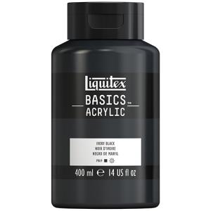 Liquitex Basics Acrylic Paint - (13.5oz/400ml) Ivory Black