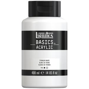 Liquitex Basics Acrylic Paint - (13.5oz/400ml) Titanium White