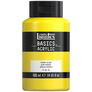 Liquitex Basics Acrylic Paint - (13.5oz/400ml) Primary Yellow