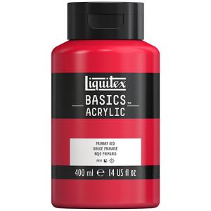 Liquitex Basics Acrylic Paint - (13.5oz/400ml) Primary Red