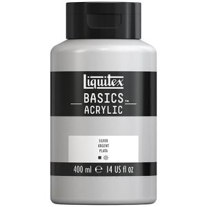 Liquitex Basics Acrylic Paint - (13.5oz/400ml) Silver