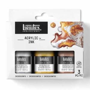 Liquitex Professional Acrylic Ink (1oz/30ml) - (3 Pack) Iridescents