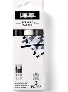 Liquitex Professional Fine Acrylic Paint Marker Set - (3 Pack) Essentials