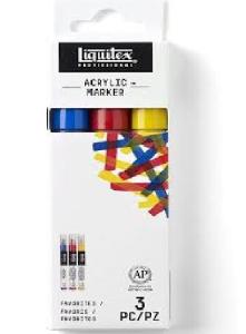 Liquitex Professional Fine Acrylic Paint Marker Set - (3 Pack) Favorites