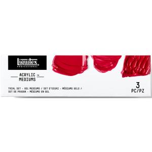 Liquitex Professional Acrylic Mediums Trial Set (2oz/59ml) - (3 Pack) Gel Mediums