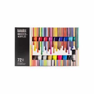 Liquitex Basics Acrylic Tube Set (0.7oz/22ml) - (72 Piece)